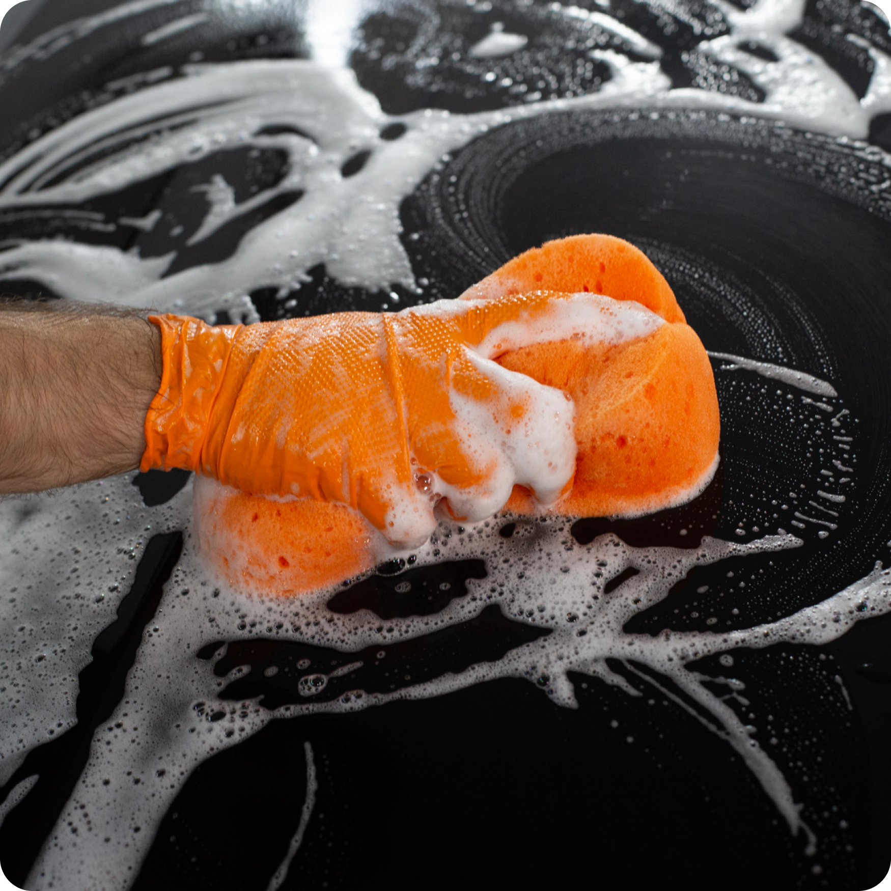 Esponja power clean orange