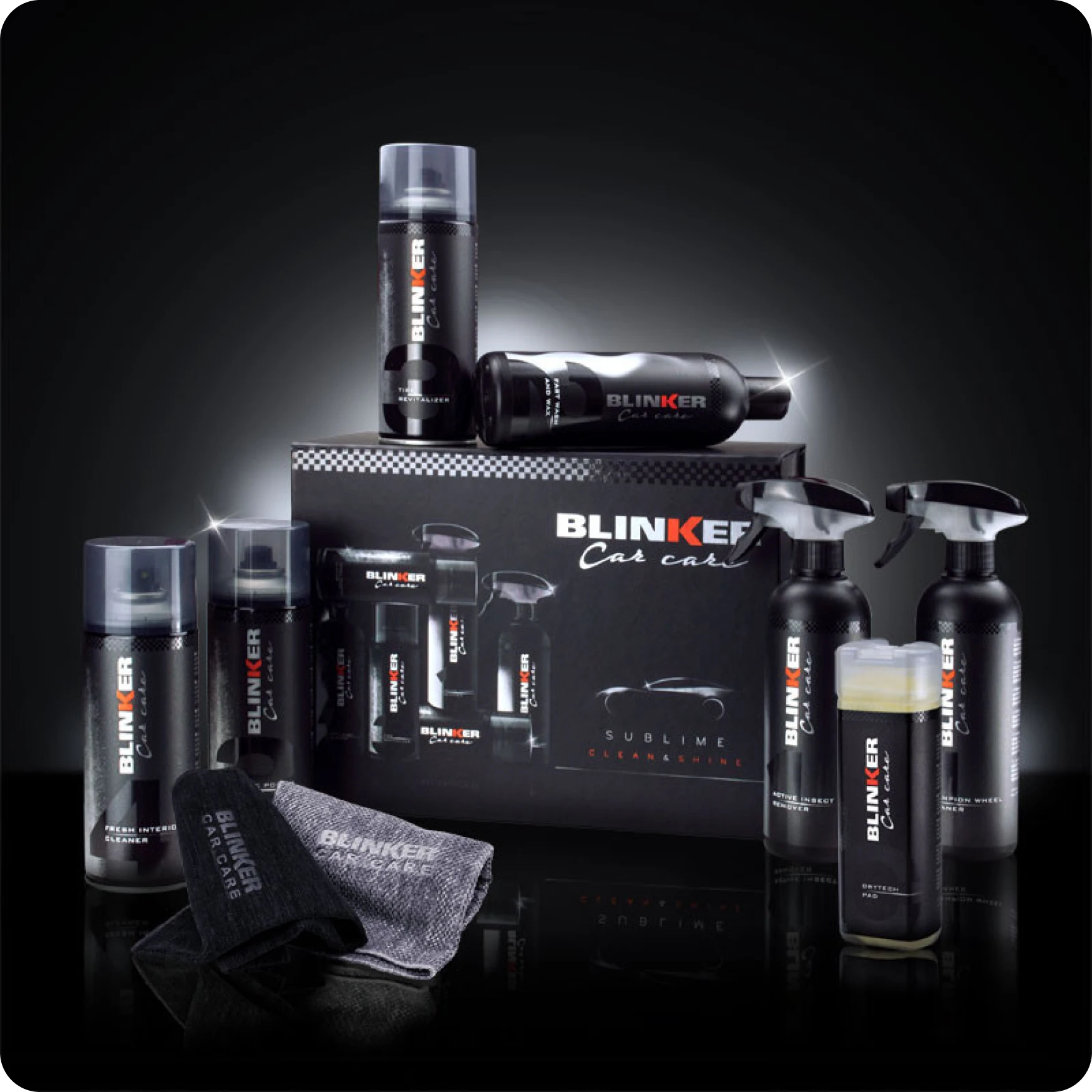 Kit de limpieza Blinker car care